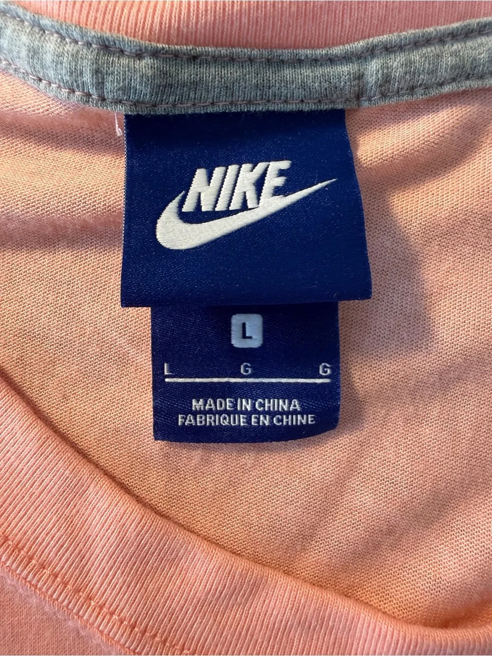 Nike Women's Pink Ombre Logo Tank Top